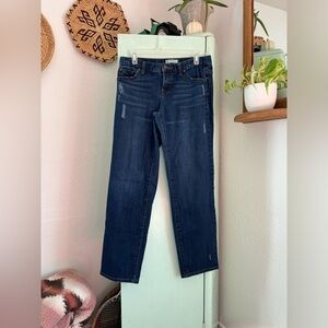 Free People Straight Leg Jeans, Medium Wash, Size 28